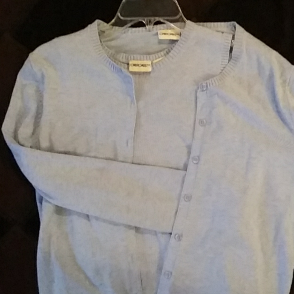 2 Piece Baby Blue Cardigan